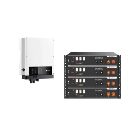 Комплект для маленього будинку 5 + 9,8 кВт Goodwe + Pylontech